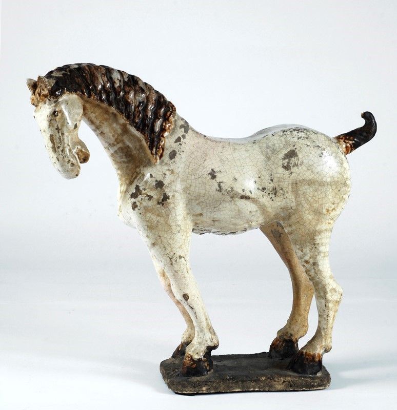 Scultura di Cavallo, Tang, Cina.