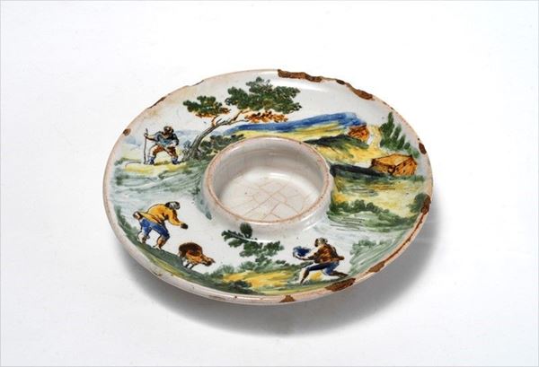Piattino tondo  - Auction Arredi, Oggettistica e Dipinti - Galleria Pananti Casa d'Aste