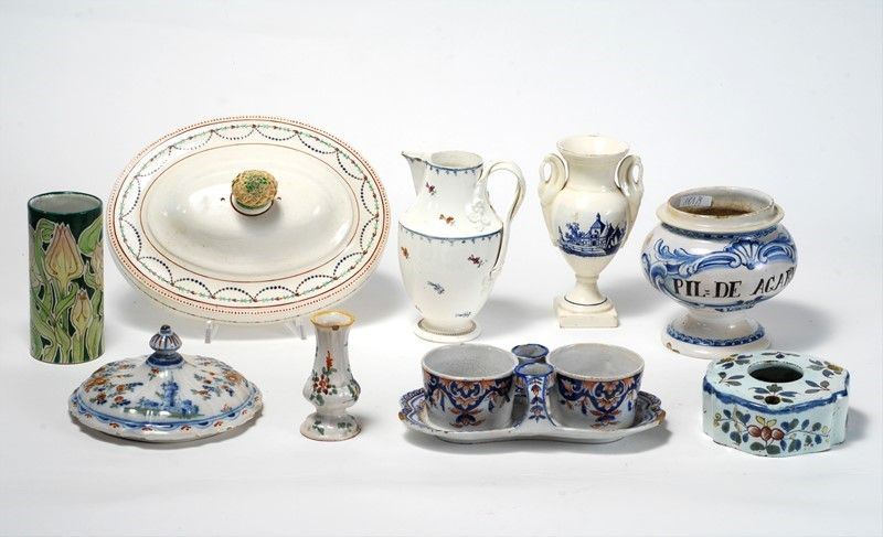 Nove Pezzi in Maiolica
