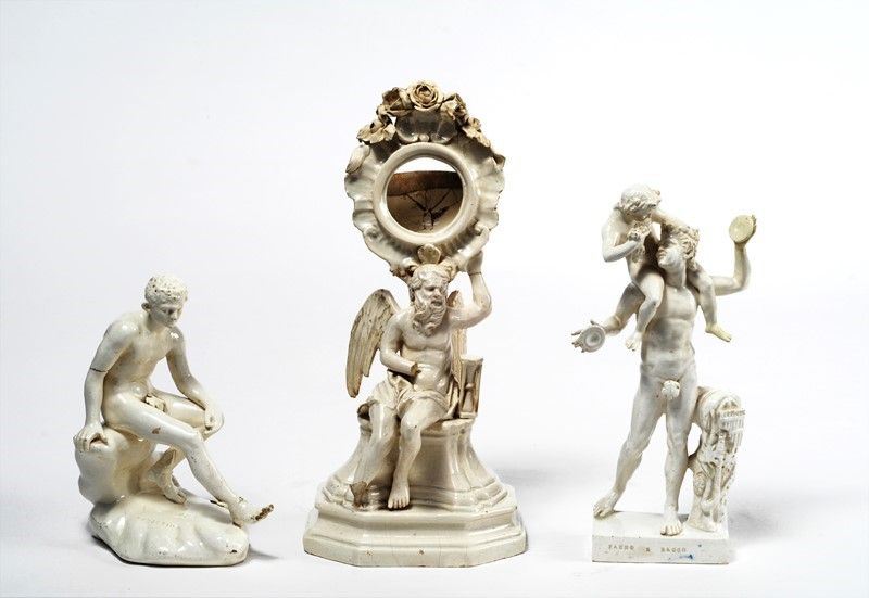 Scultura con Fauno e Bacco