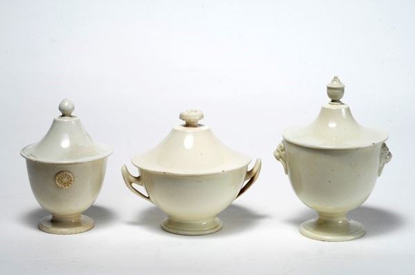 Tre zuccheriere  - Auction Arredi, Oggettistica e Dipinti - Galleria Pananti Casa d'Aste