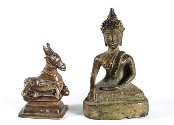 Un Idolo in bronzo  - Asta Arredi, Oggettistica e Dipinti - Galleria Pananti Casa d'Aste