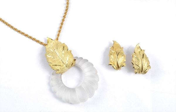 Collana e orecchini