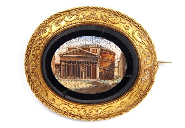 Spilla ovale  - Asta Arredi, Oggettistica e Dipinti - Galleria Pananti Casa d'Aste