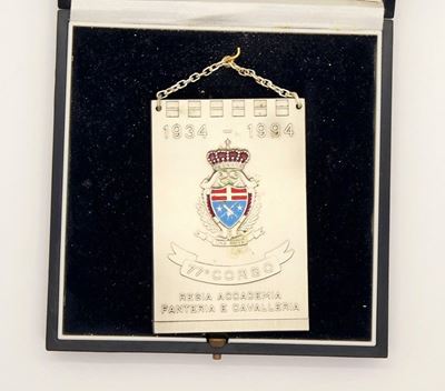 Targa in Metallo Bianco