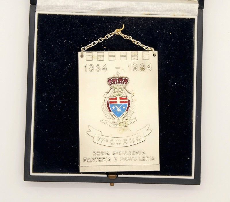 Targa in Metallo Bianco
