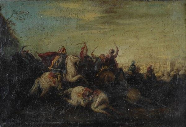 Scuola Italia Meridionale, XVII sec. - Battaglia