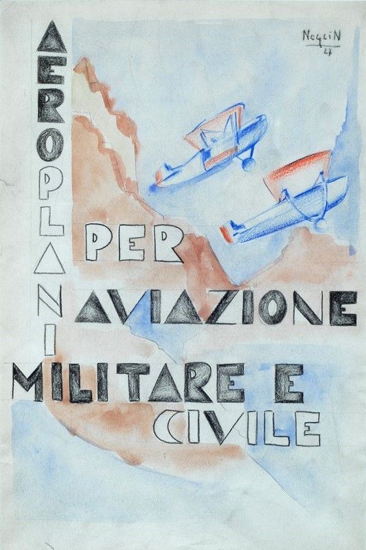 Anonimo, XX sec. - Aeroplani per aviazione militare e civile 