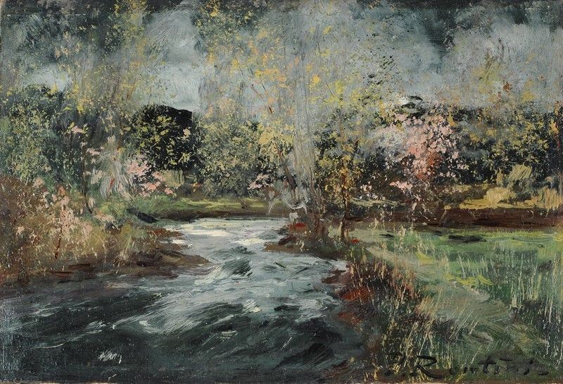 Ferruccio Rontini - Paesaggio con Fiume