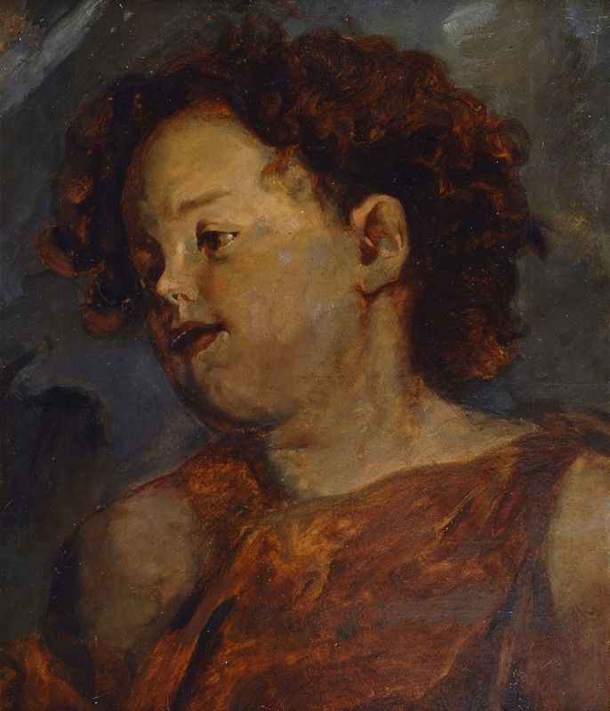 Oskar Larsen - Ritratto di Bambina