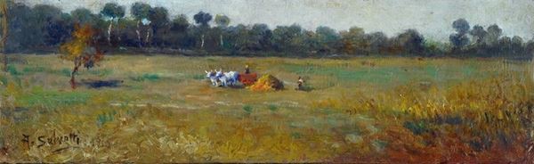 Antonio Salvetti - Paesaggio campestre