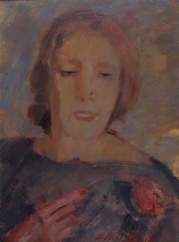 Arturo Checchi - Volto di donna.