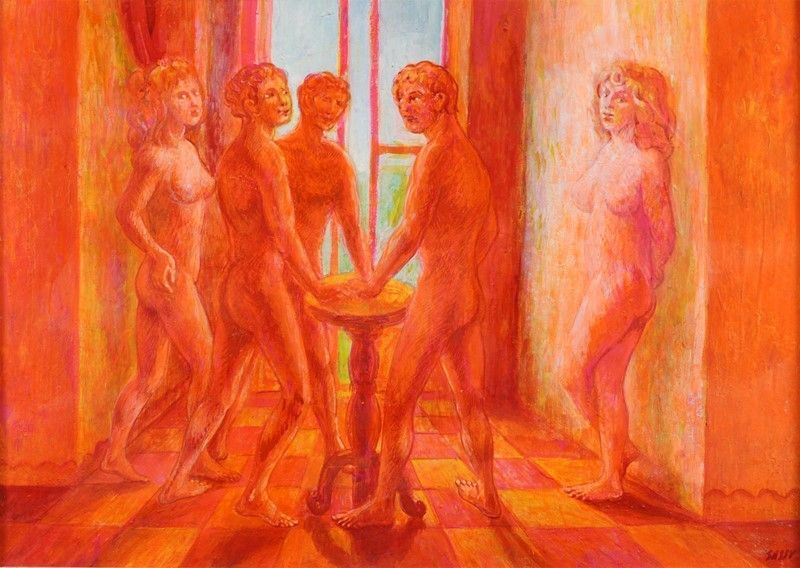 Aligi Sassu - Il Sogno di Dolmance