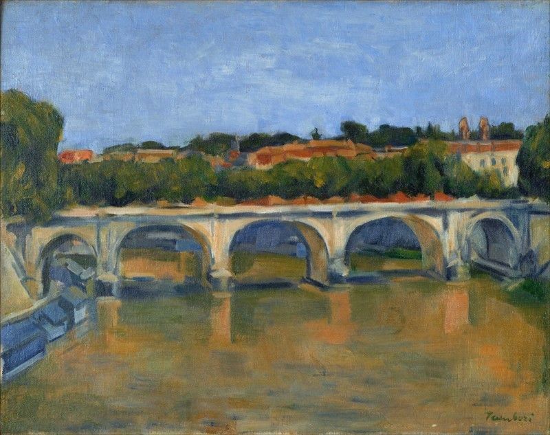 Orfeo Tamburi - Ponte sul Tevere