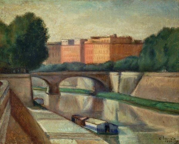 Carlo Socrate : Lungo Tevere  - Auction Arte Moderna e Contemporanea - III - Galleria Pananti Casa d'Aste
