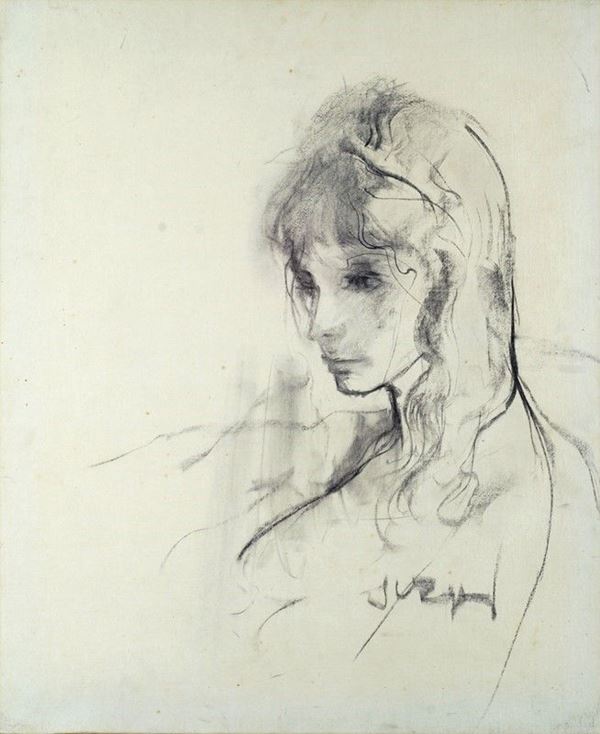 Alberto Sughi - Volto di ragazza