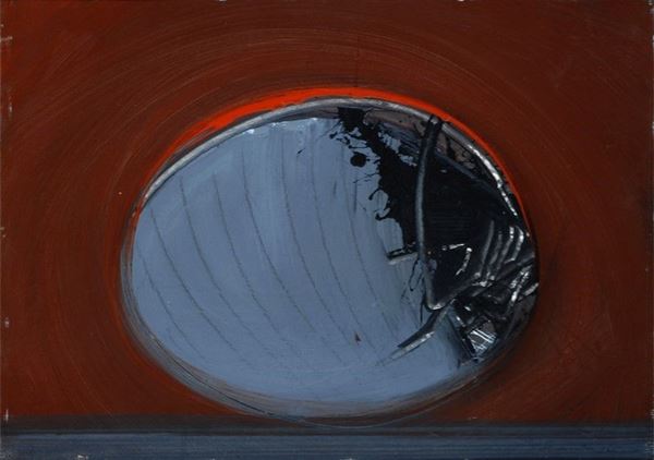 Emilio Scanavino : Senza titolo   (1965)  - Acrilico e matita su cartoncino - Asta Arte Moderna e Contemporanea - III - Galleria Pananti Casa d'Aste