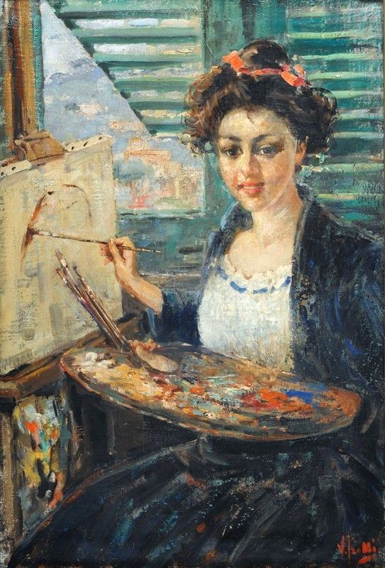 Vincenzo Irolli - La pittrice