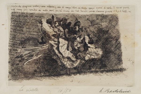 Luigi Bartolini : Le violette  - Auction Arte Moderna e Contemporanea - III - Galleria Pananti Casa d'Aste