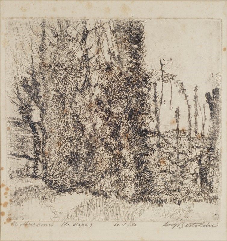Luigi Bartolini - Gli Alberi Giovani (la Siepe)