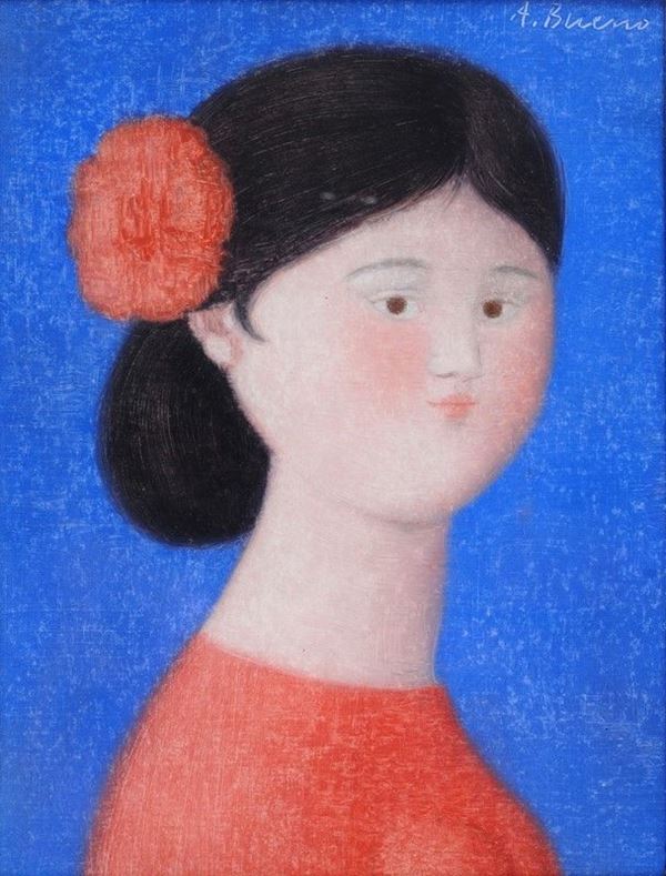 Antonio Bueno : Ragazza  - Auction Arte Moderna e Contemporanea - III - Galleria Pananti Casa d'Aste