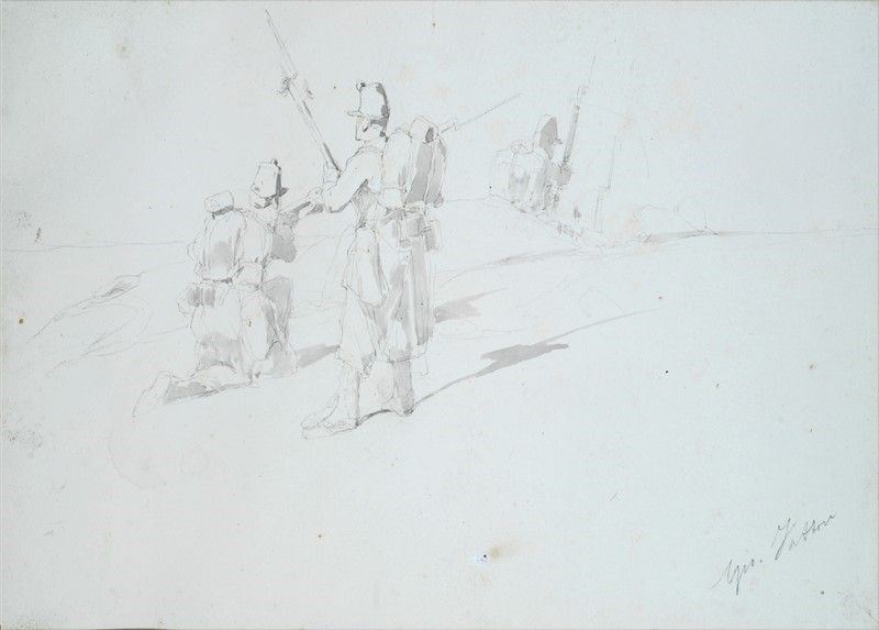 Giovanni Fattori - Soldati