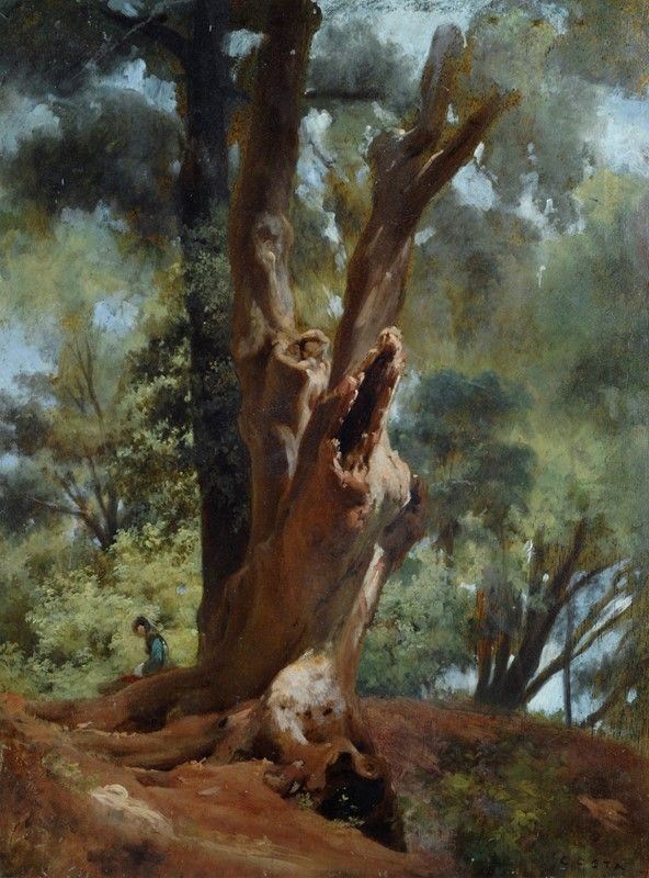 Giovanni (Nino) Costa - In meditazione sotto l'albero