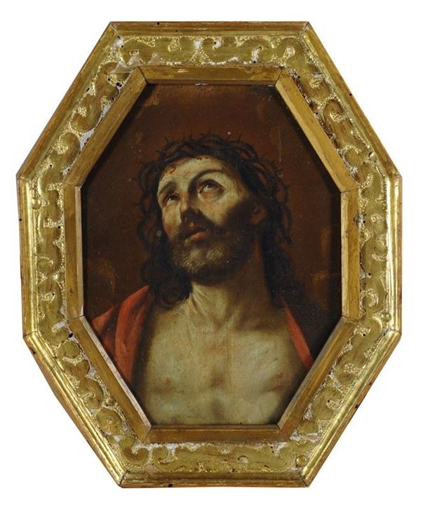 Scuola Emiliana, XVII sec. - Volto di Cristo 
