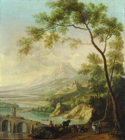 Paesaggio con Figure e Armenti