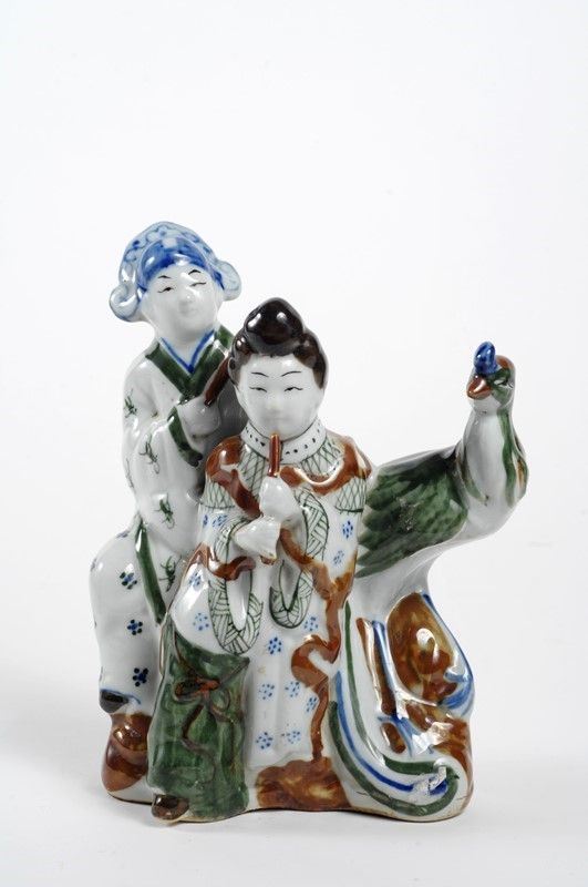 Figure con pavone  - Asta ARTE ORIENTALE - Galleria Pananti Casa d'Aste