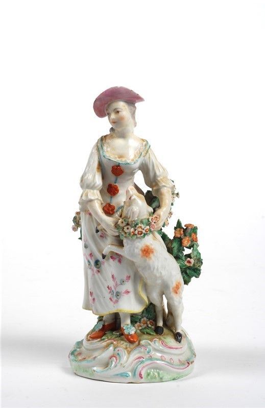 Pastorella con pecora  - Auction Orologi, Antiquariato - I - Galleria Pananti Casa d'Aste