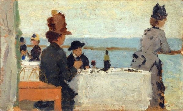 Vittorio Corcos - Colazione con vista