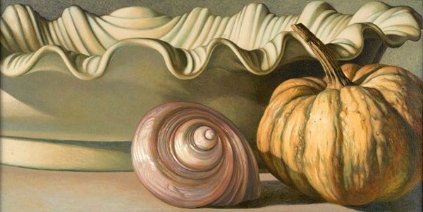 Fabio Aguzzi : Porcellana, zucca, conghiglia  - Auction Arte Moderna e Contemporanea - III - Galleria Pananti Casa d'Aste