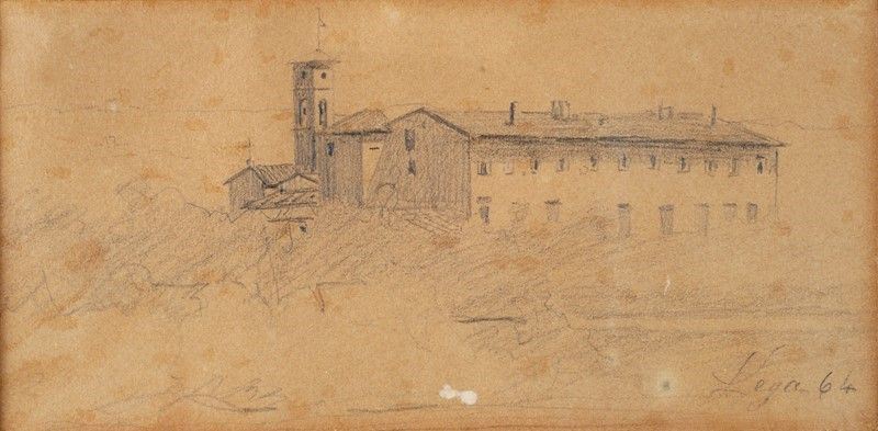 Silvestro Lega - Caseggiati Toscani