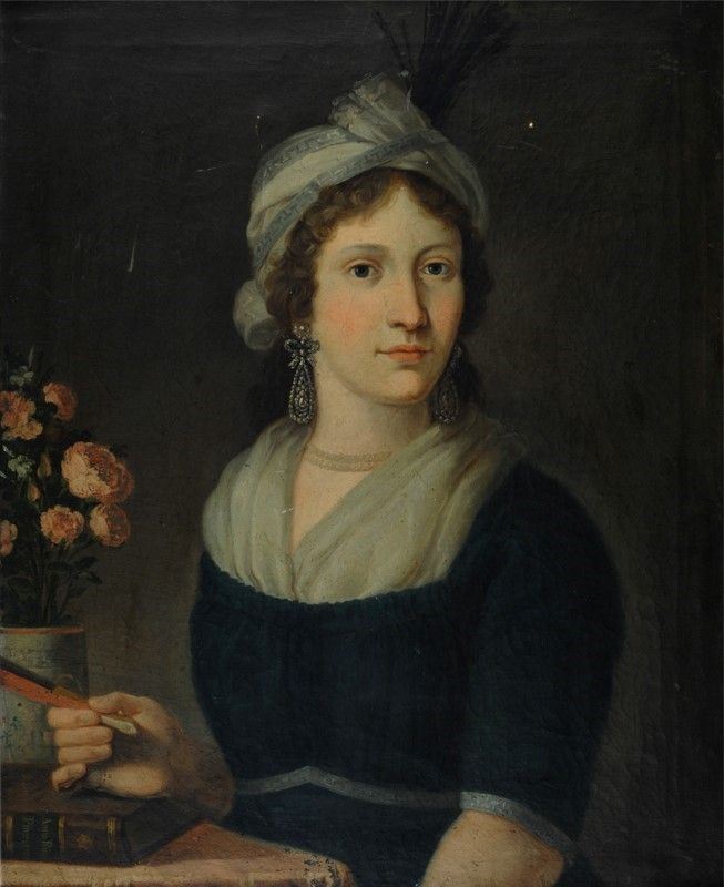Angelo Ricci - Ritratto di Clementina Ermini