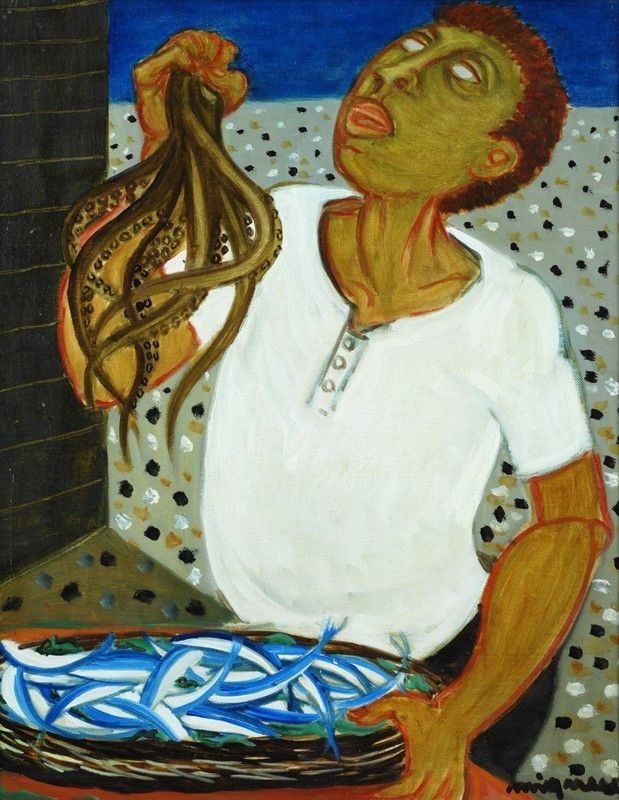 Giuseppe Migneco - Pescatore