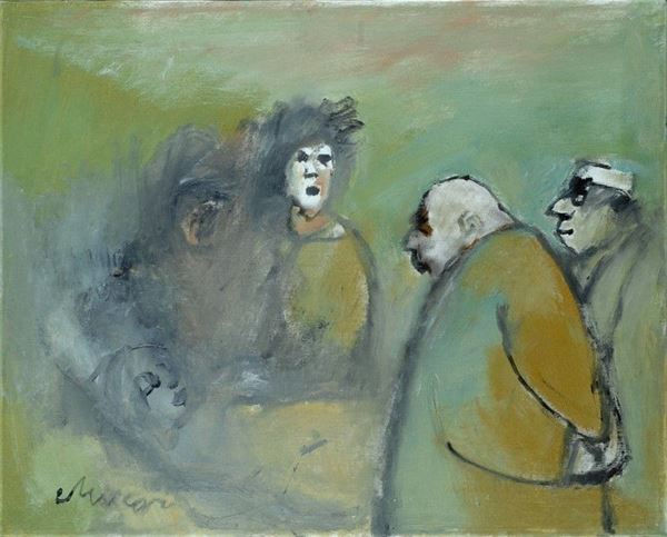 Mino Maccari : Figure  - Auction Arte Moderna e Contemporanea - III - Galleria Pananti Casa d'Aste