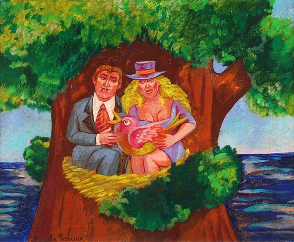 Daniela Romano : Sacra famiglia  - Auction Arte Moderna e Contemporanea - III - Galleria Pananti Casa d'Aste