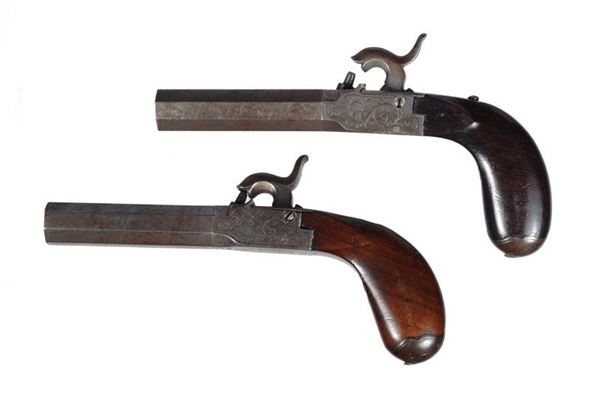 Coppia di pistole da tasca                                                                          