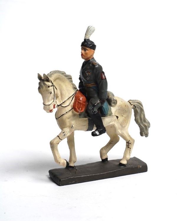 Mussolini a cavallo  - Auction Armi antiche e Militaria - Galleria Pananti Casa d'Aste