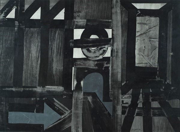 Antonio Recalcati : London  (1963)  - Tecnica mista - Asta Arte Moderna e Contemporanea - III - Galleria Pananti Casa d'Aste