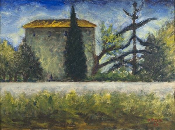 Ottone Rosai - Casa e alberi