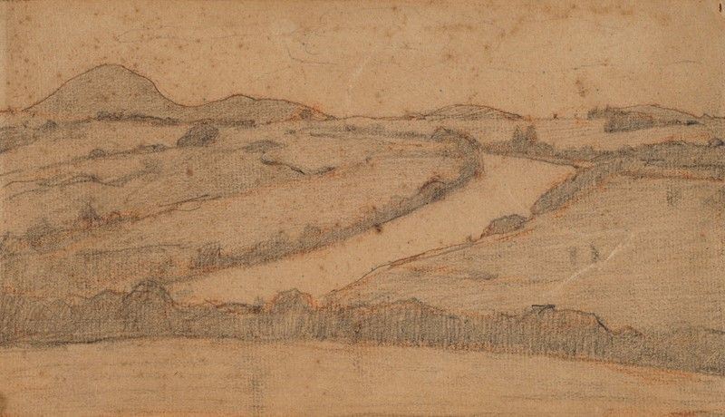 Anonimo, XIX Sec. - Paesaggio