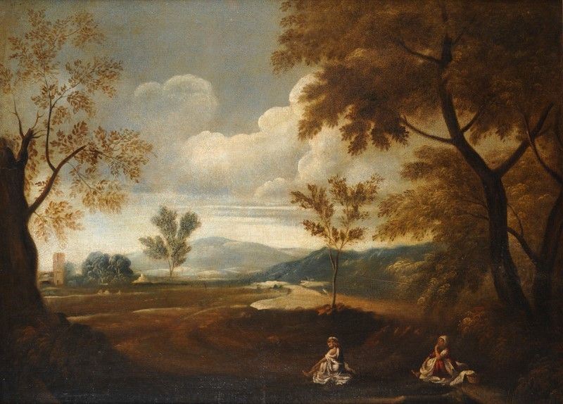 Anonimo, XVII - XVIII Sec. - Paesaggio