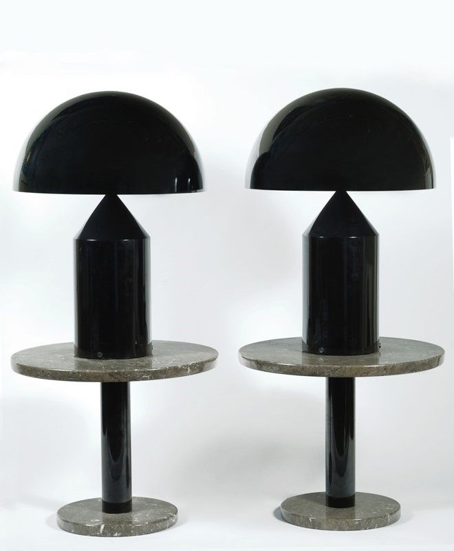 Coppia di Lampade da Scrivania Atollo II