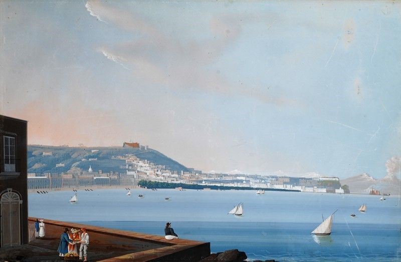 Anonimo, XIX Sec. - Golfo di Napoli