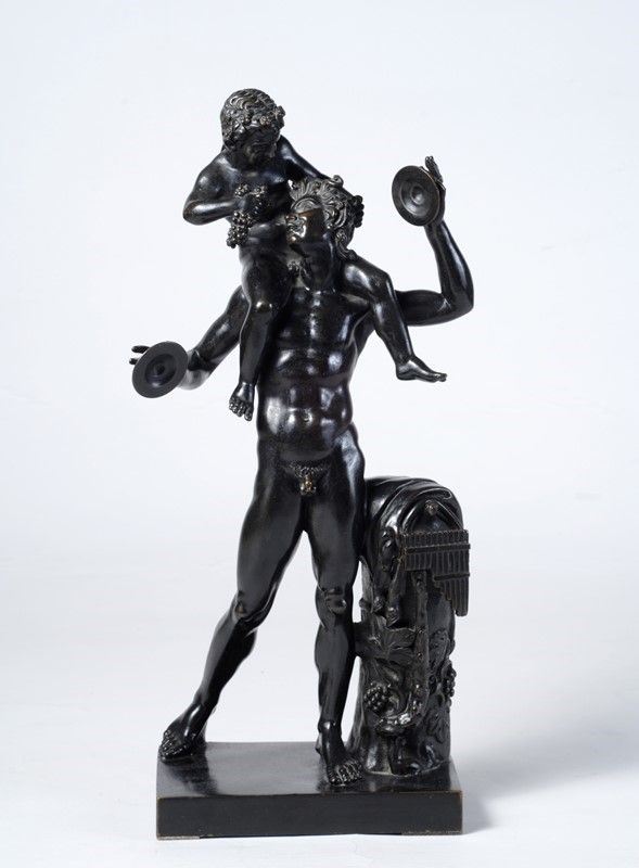 Anonimo, XIX sec. : Bacco e fauni con cembali  - Auction Gioielli, Antiquariato - I - Galleria Pananti Casa d'Aste