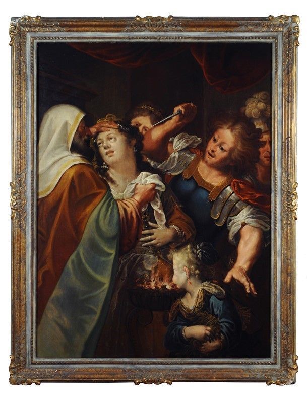 Scuola Lombarda, XVII Sec. - Morte di Lucrezia
