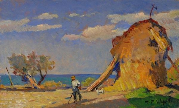 Cafiero Filippelli - Pagliaio sulla collina