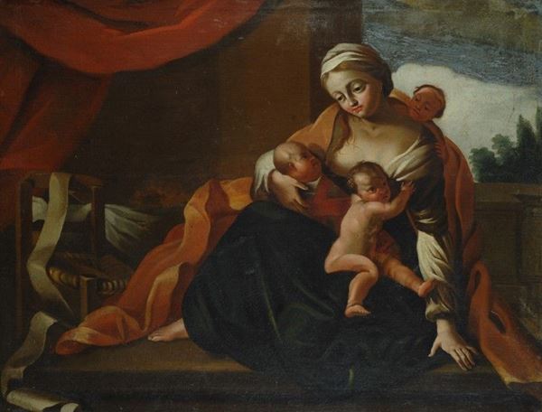 Scuola Emiliana, XVII sec. - La carit&#224; 